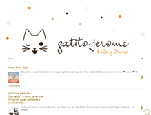 Tablet Screenshot of gatitojerome.com